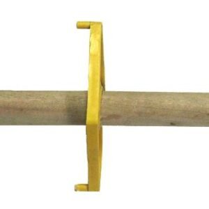 Magnolia Brush 455-2-Dope 2.5 in. Straight Wood Handle Dope Brush With Guard